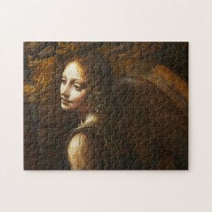 Da Vinci Virgin of the Rocks Angel Puzzle