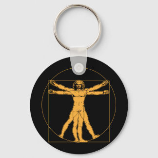 Da Vinci Vitruvian Man Keychain