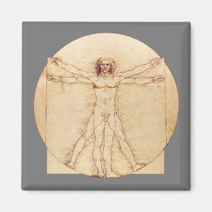 Da Vinci Vitruvian Man Magnet