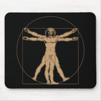 Da Vinci Vitruvian Man Mousepad