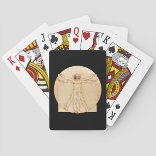Da Vinci Vitruvian Man Poker Cards