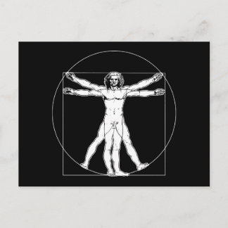 Da Vinci Vitruvian Man Postcard