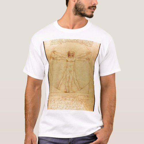 Da Vinci â Vitruvian Man T_Shirt