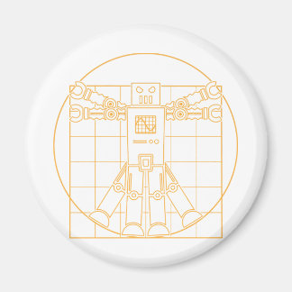Da Vinci Vitruvian Robot Magnet