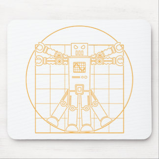 Da Vinci Vitruvian Robot Mousepad