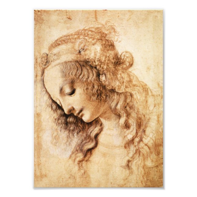 Da Vinci Woman’s Head Print (Front)