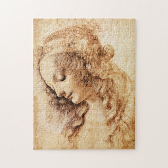 Da Vinci Woman’s Head Puzzle (Vertical)