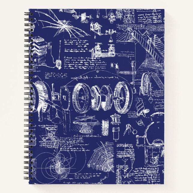 Da Vinci's Blueprints // Notebook (Front)
