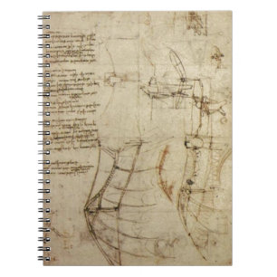 Da Vinci's Flying Contraption Notebook