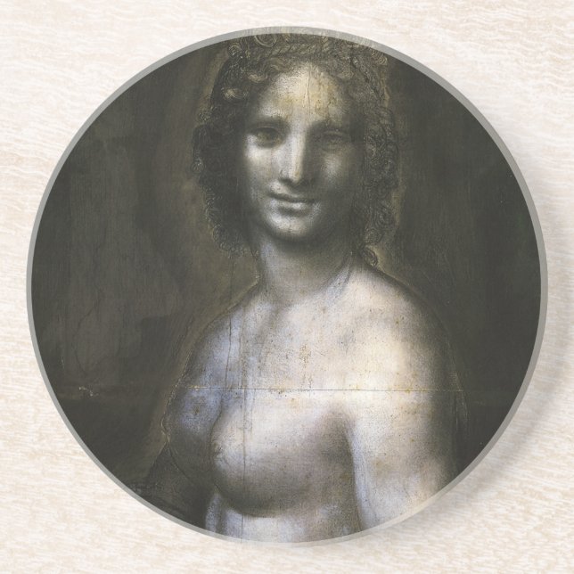 da Vinci's Mona Lisa Drink Coaster (Front)