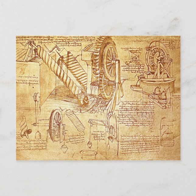 Da Vinci's Notes (Front)