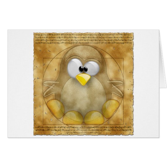 Da Vinci's Tux Card