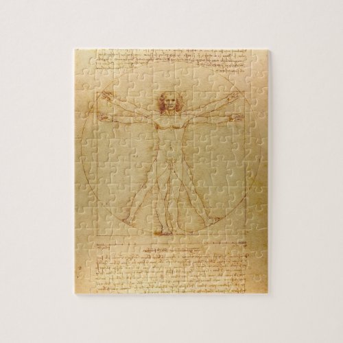 Da Vincis Vitruvian Man Jigsaw Puzzle