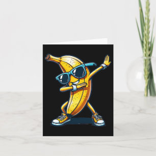Dab Banana Dancing Dabbing Banana Fruit Meme Card