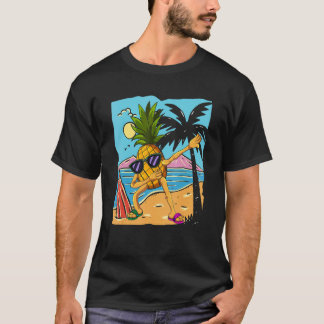 Dab Beach Fruit Tropical Summer Vacation Dabbing P T-Shirt