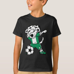 Dab Dalmatian Nigeria Soccer Fans Jersey Nigerian T-Shirt