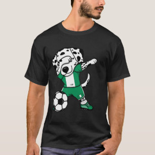 Dab Dalmatian Nigeria Soccer Fans Jersey Nigerian T-Shirt