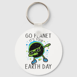 Dab Earth Solar Eclipse Go Planet Its Your Earth D Keychain