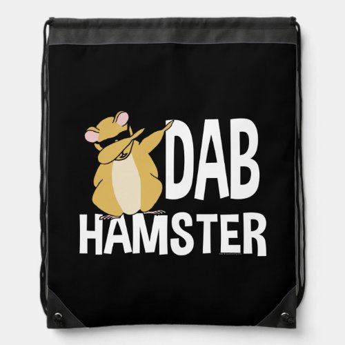 Dab Hamster Funny Cute Dabbing Animal Dance Drawstring Bag