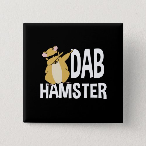 Dab Hamster Funny Cute Dabbing Animal Dance Pinback Button