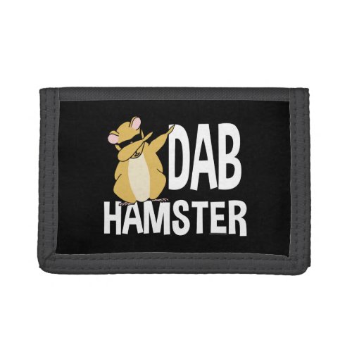 Dab Hamster Funny Cute Dabbing Animal Dance Tri_fold Wallet