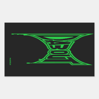 "Dab Out" Stickers, Glossy Rectangular Sticker