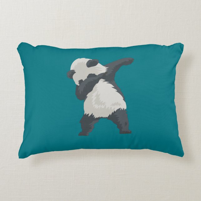 Dab Panda Dabber Dance Decorative Pillow (Front)