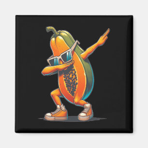 Dab Papaya Dancing Dabbing Papaya Fruit With Sungl Magnet