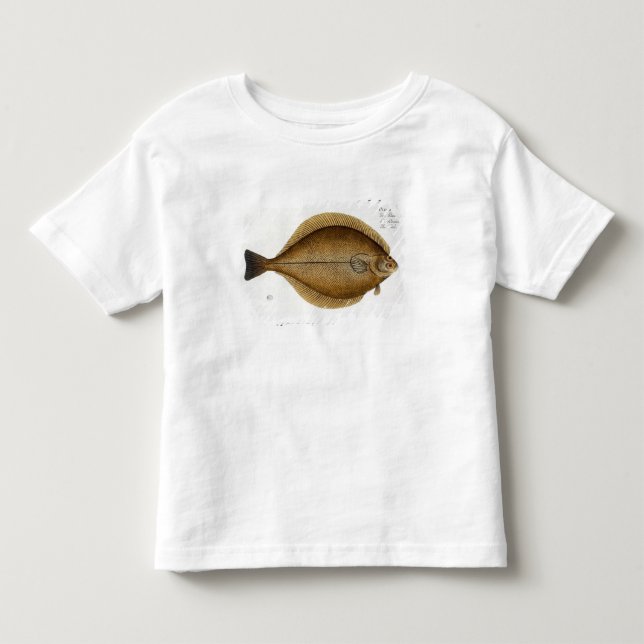 Dab (Pleuronectes Limanda) plate XLVI from 'Ichthy Toddler T-shirt (Front)