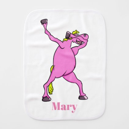 dab pony unicorn all shops baby burp cloth