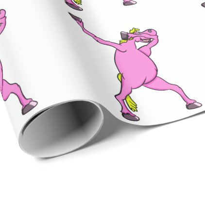 dab pony unicorn all shops wrapping paper