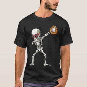 Dab Skeleton  Dabbing Skeleton Baseball Boys Hallo T-Shirt