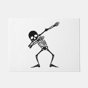 Dab skeleton dabbing skeleton - skull men shirt doormat