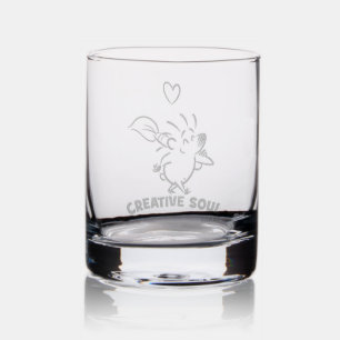 DAB the HEDGEHOG ARTIST by Jeff Willis Art Rocks Glass