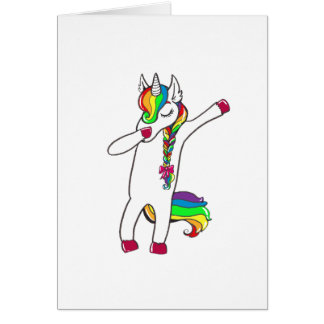 Dab unicorn cards