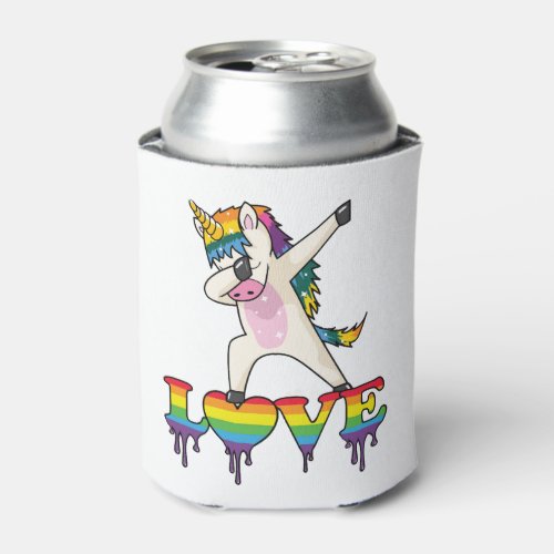 Dab Unicorn_dabbing Unicorn_love Can Cooler