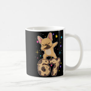 Dabbing 67 French Bulldog 67 Dog Funny Six Seven M Coffee Mug