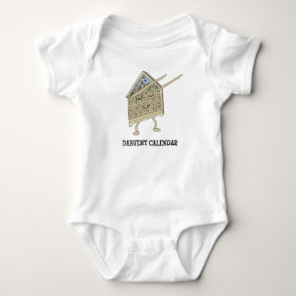 Dabbing Advent Calendar Funny Christian Religious Baby Bodysuit