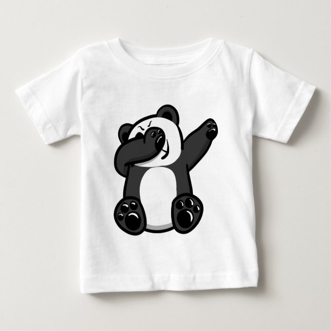 Dabbing Animals Panda Baby T-Shirt (Front)