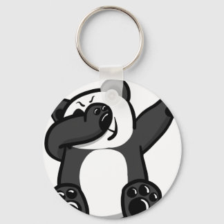 Dabbing Animals Panda Keychain