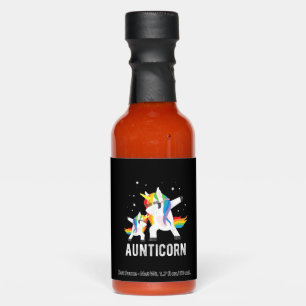 Dabbing Aunticorn, Funny Unicorn Lover Tee for Aun Hot Sauces