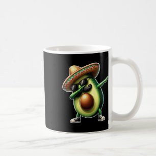 Dabbing Avocado Funny Vegan Food Lover Cinco De Ma Coffee Mug