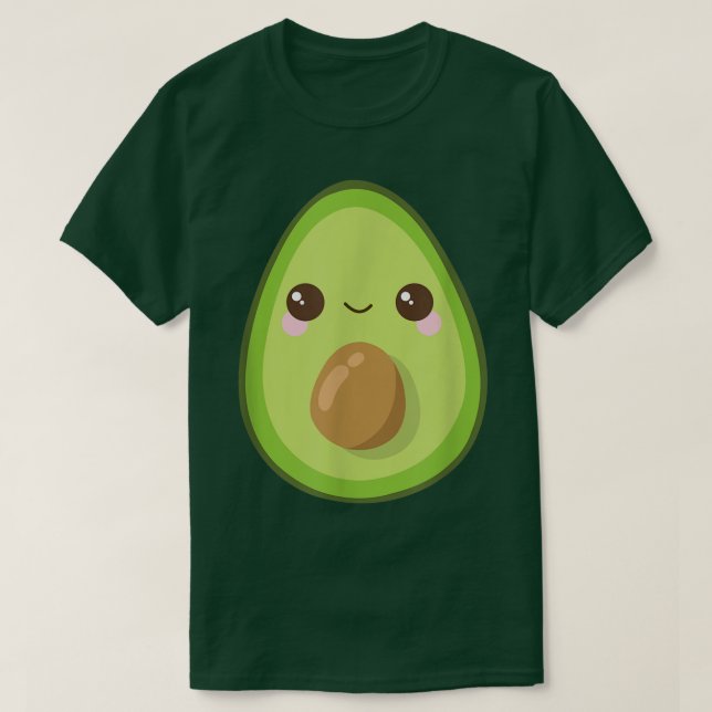 Dabbing Avocado  Funny Vegan Food Lover Tee Kids W (Design Front)