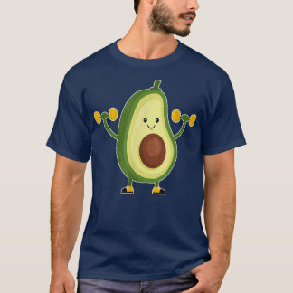 Dabbing Avocado  Funny Vegan Food Lover Tee Kids W