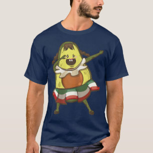 Dabbing Avocado Girl Cinco De Mayo T-Shirt