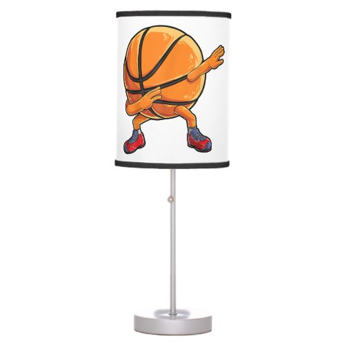 Dabbing Basketball Ball Funny Boys Men Women Sport Table Lamp