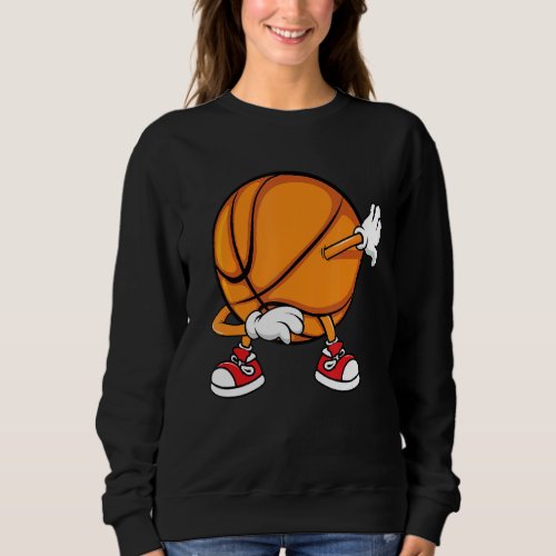 Dabbing Basketball   Basketball Player Coach Sport Sweatshirt