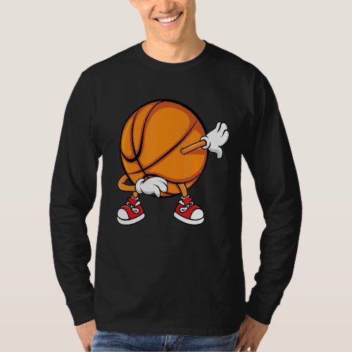 Dabbing Basketball   Basketball Player Coach Sport T_Shirt