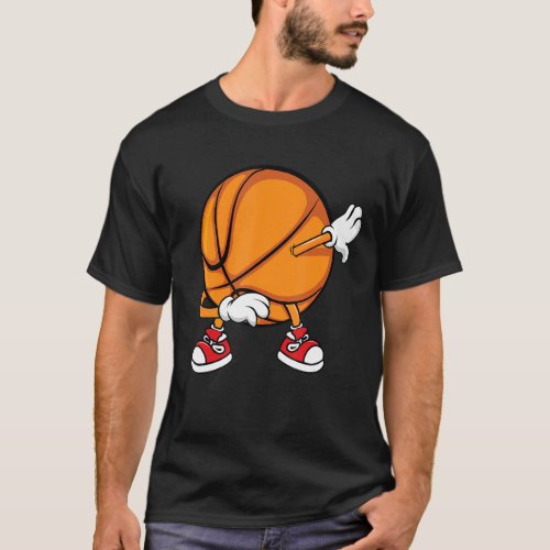 Dabbing Basketball   Basketball Player Coach Sport T_Shirt