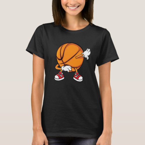 Dabbing Basketball  Basketball Player Coach Sports T_Shirt